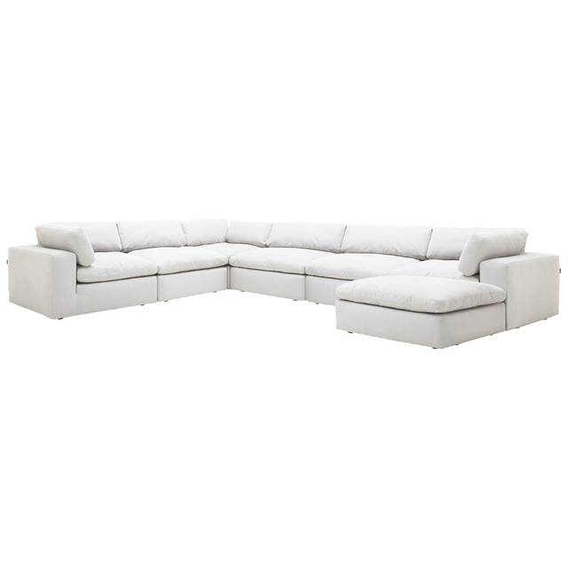 Bloom Extended Sectional Modular Sofa White