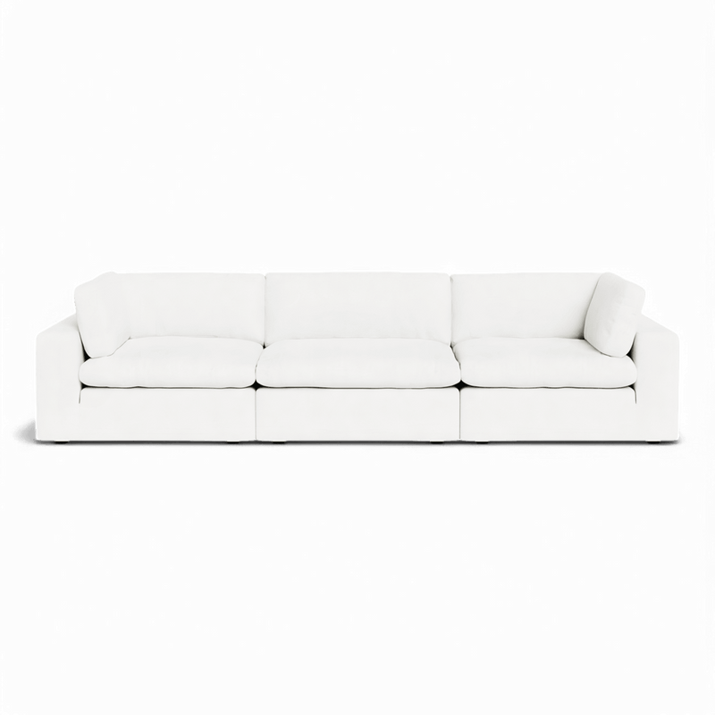 Bloom 3-Piece Modular Sofa White