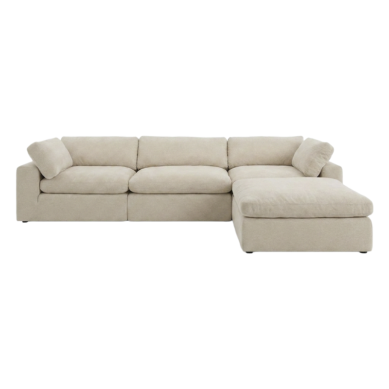 Bloom 4-Piece Modular Sofa Beige