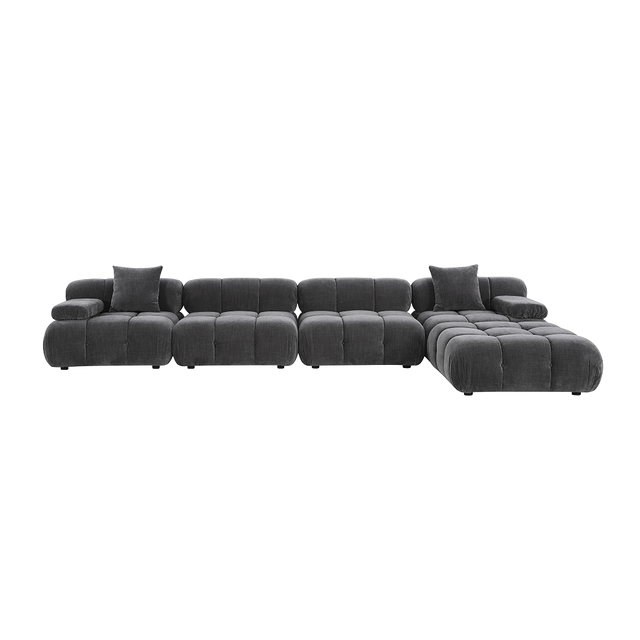 Forma Large Sectional Sofa Graphite