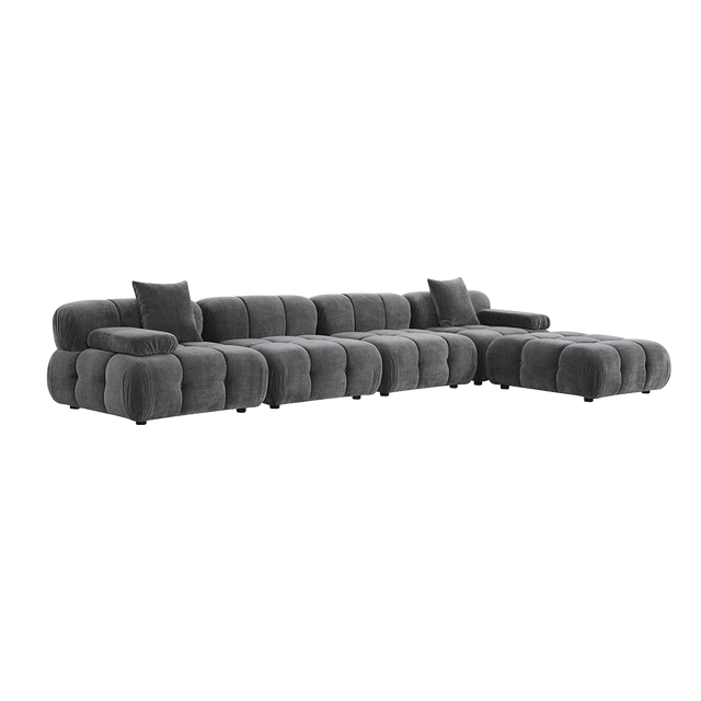 Forma Large Sectional Sofa Graphite