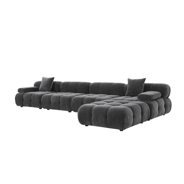 Forma Large Sectional Sofa Graphite