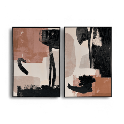 Crescent Symphony 32" x 48" (Set of 2)