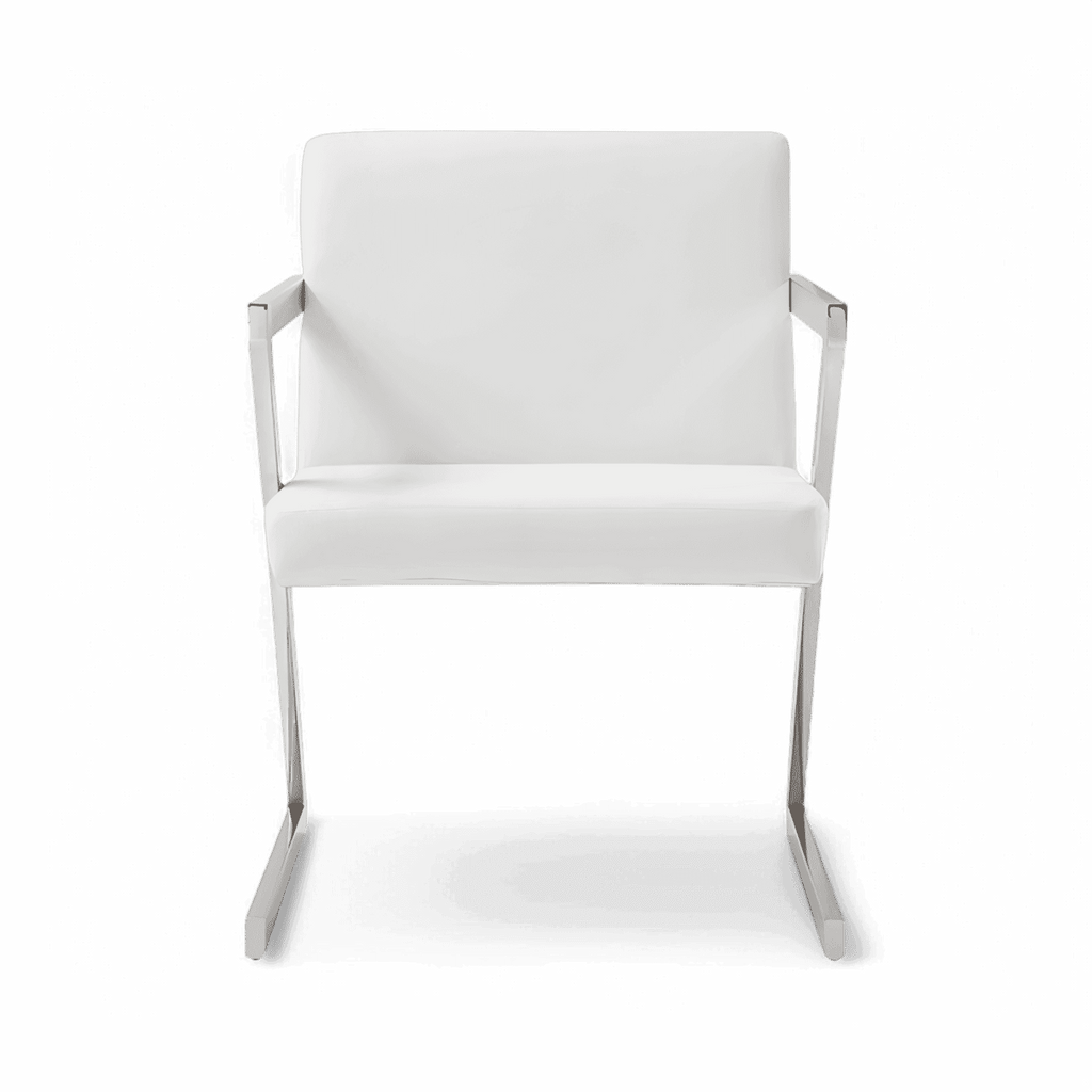 Denzel Dining Chair White – Modani Furniture