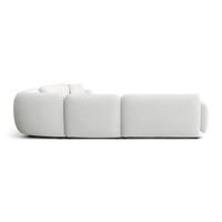 Divano Extended Sectional Sofa Set Off White