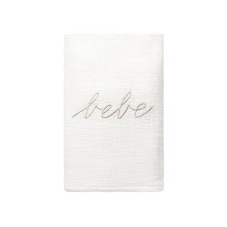 Gauze Bebe Swaddle White