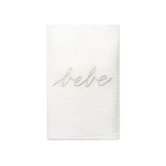 Gauze Bebe Swaddle White