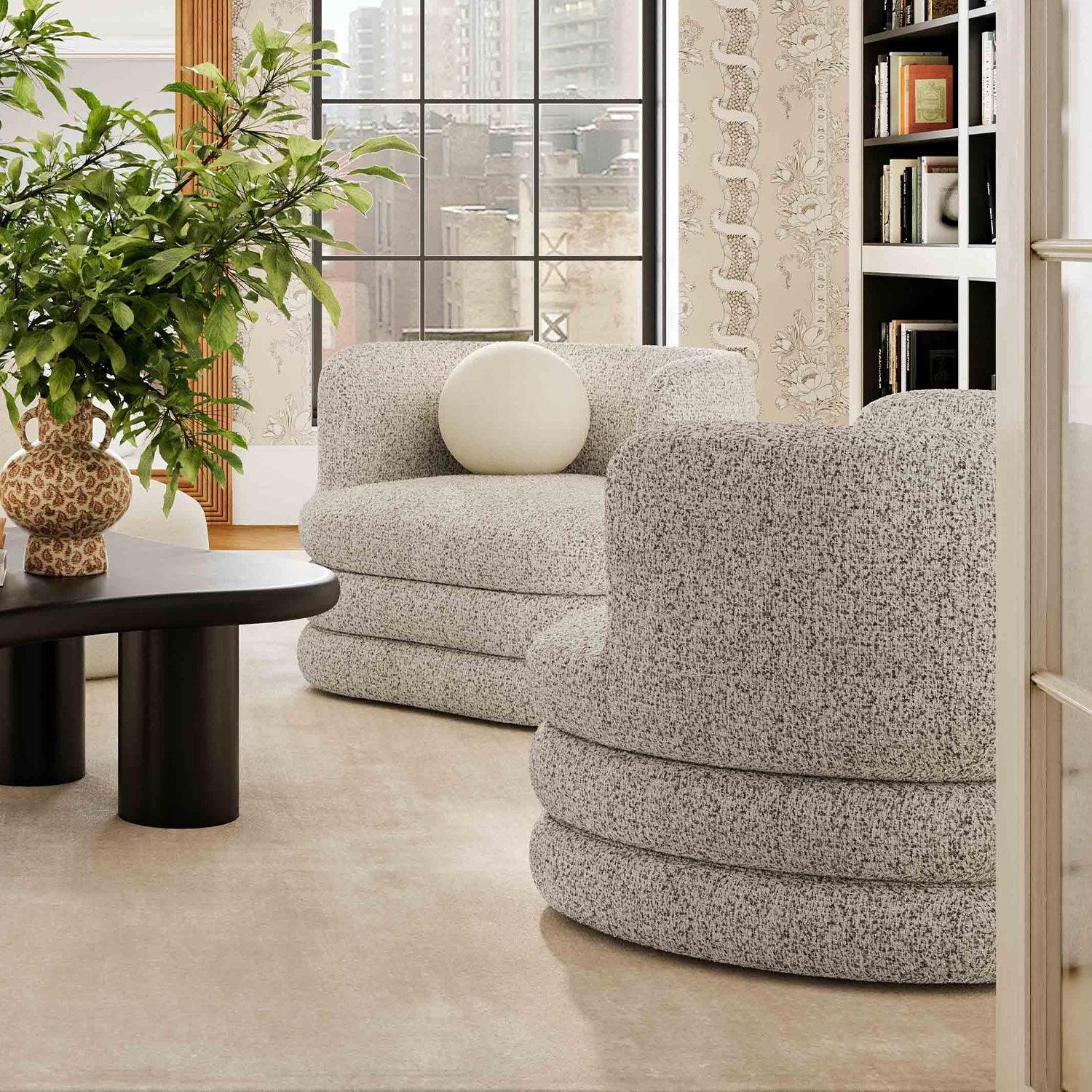 Eclipse Grey Lounge Chair – Modani Furniture