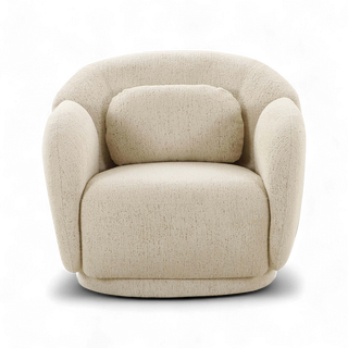 Etrusca Lounge Chair Cream Boucle