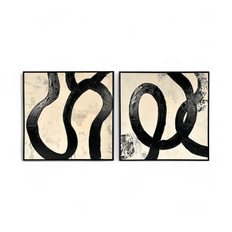 Fluid Elegance 40" x 40" (Set of 2)