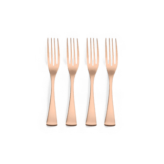 Forma Silverware Pink Gold - Set of 4 Forks