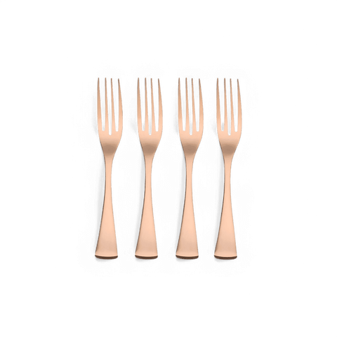 Forma Silverware Pink Gold - Set of 4 Forks