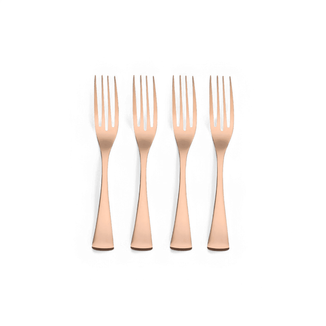 Forma Silverware Pink Gold - Set of 4 Forks