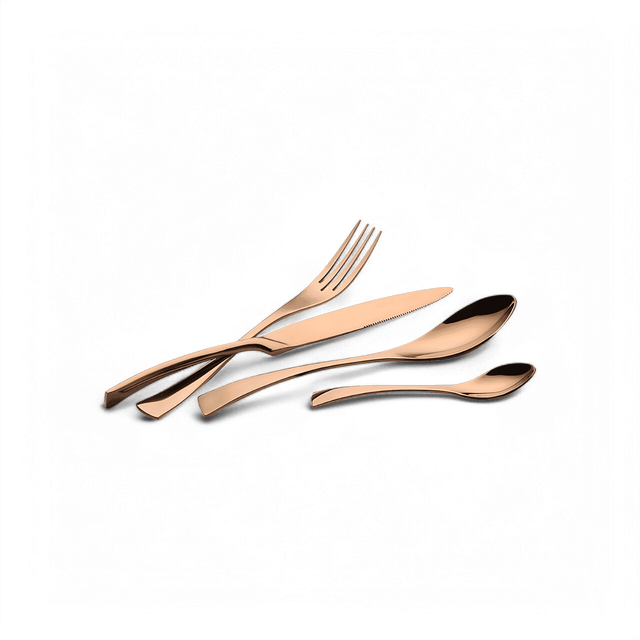 Forma Silverware Pink Gold - Set of 4 Forks