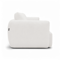 Gabriele 4 Seater Sofa White Bouclé