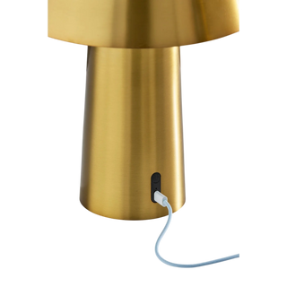 Tiller Brass Cordless Table Lamp