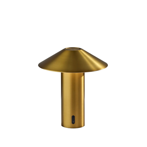 Tiller Brass Cordless Table Lamp