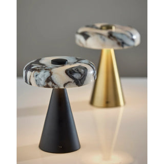 Stratum Black Cordless Table Lamp