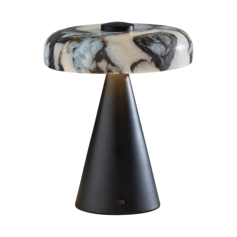 Stratum Black Cordless Table Lamp