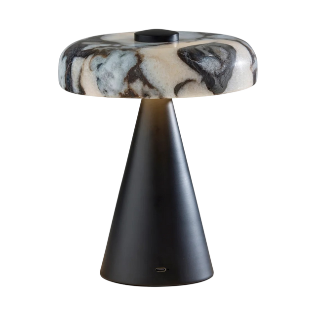 Stratum Black Cordless Table Lamp