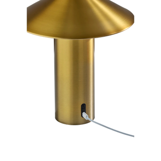 Tiller Brass Cordless Table Lamp