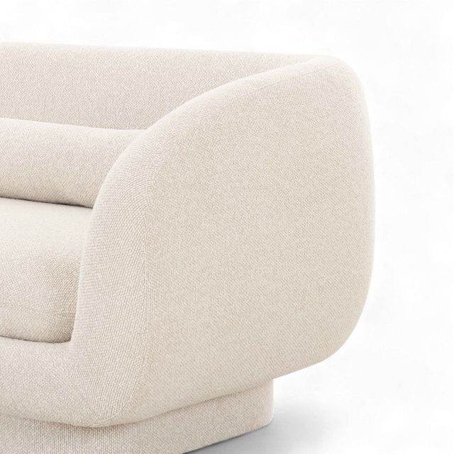Leonne Sofa Cream Boucle