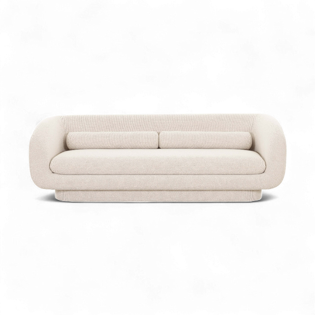Leonne Sofa Cream Boucle
