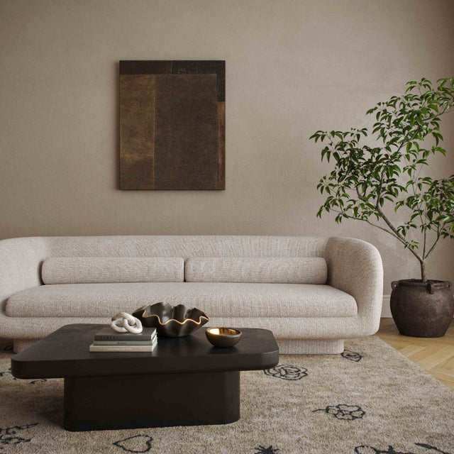 Leonne Sofa Cream Boucle