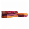 Maili Sectional Sofa Purple & Orange