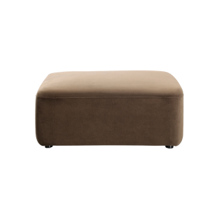 Brunello Large Modular Sofa Brown Velvet