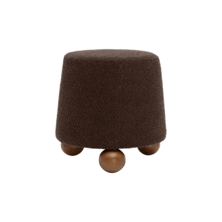 Mell Stool Brown Boucle
