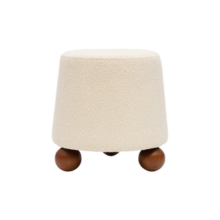 Mell Stool Cream Boucle