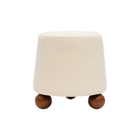 Mell Stool Cream Boucle