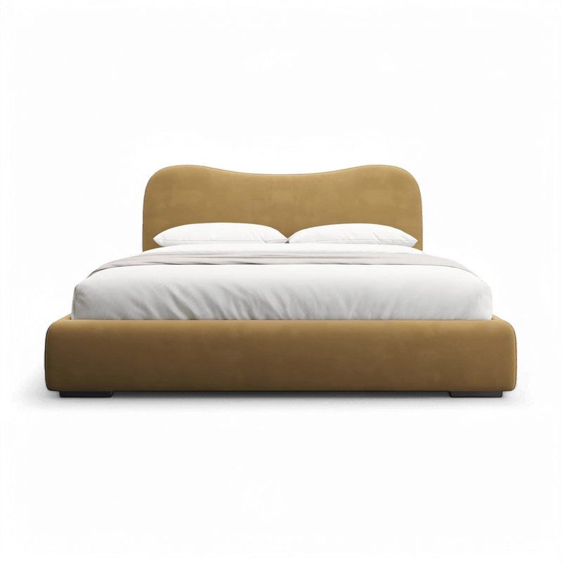 Nido Bed Camel Velvet