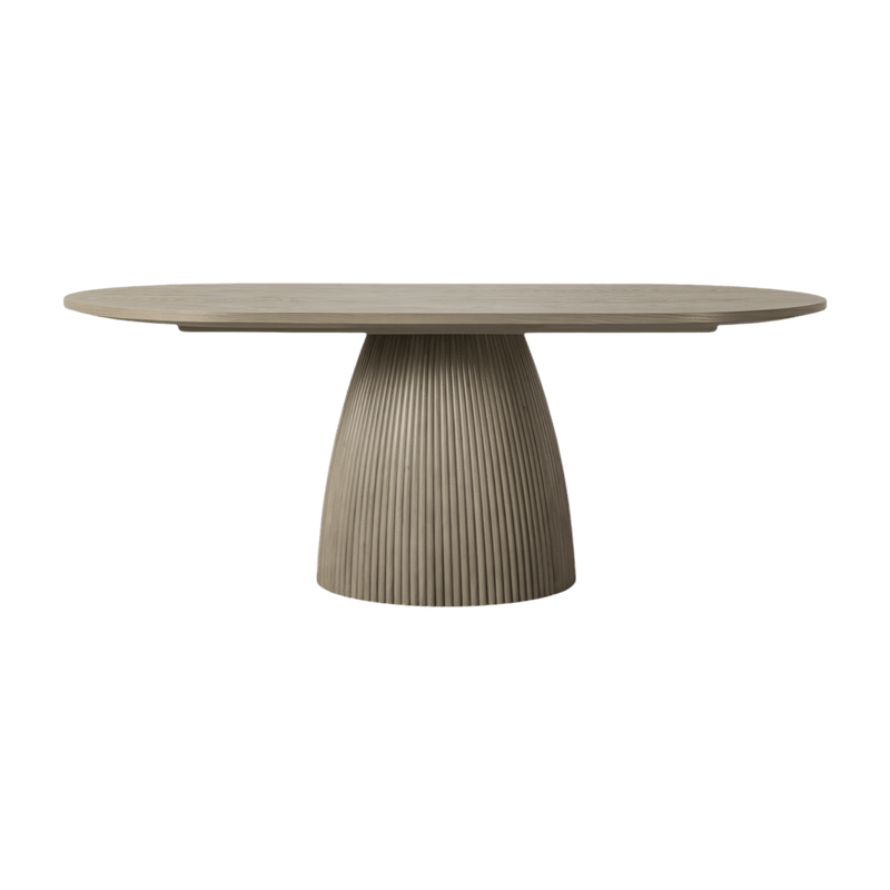 Oxford Rectangular Dining Table Greige Oak