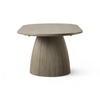 Oxford Rectangular Dining Table Greige Oak