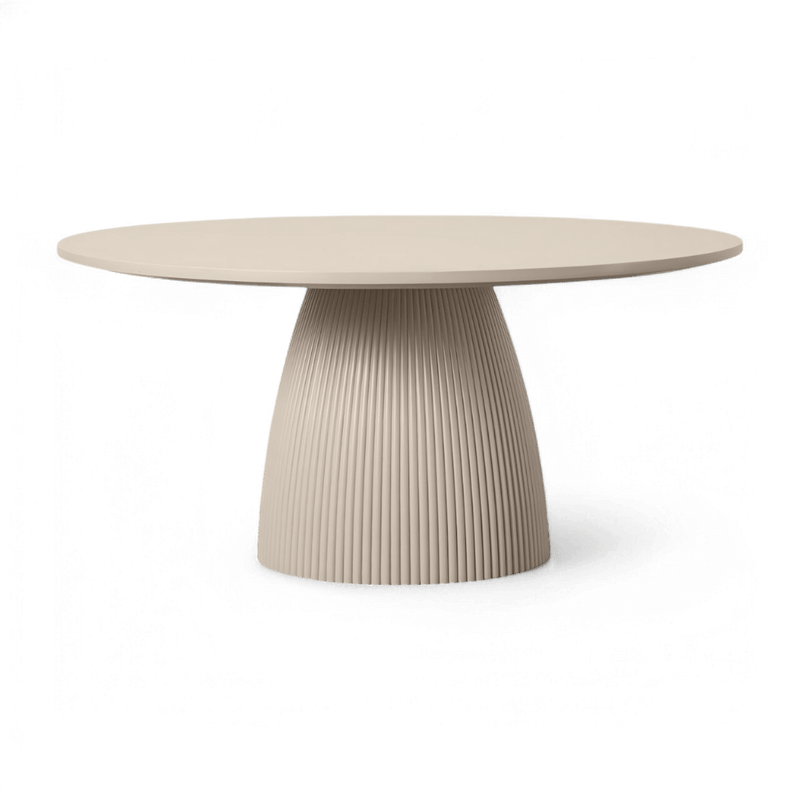 Oxford Round Dining Table Alabaster