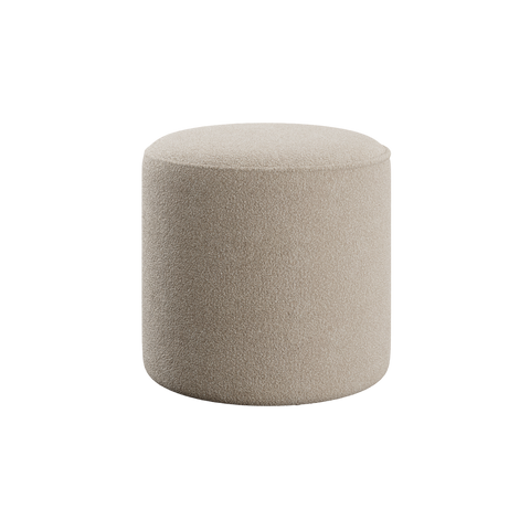 Elora Ottoman Greige Boucle