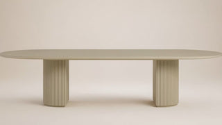 Oxford XL Dining Table Alabaster