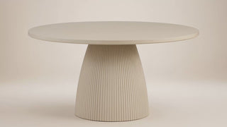 Oxford Round Dining Table Alabaster