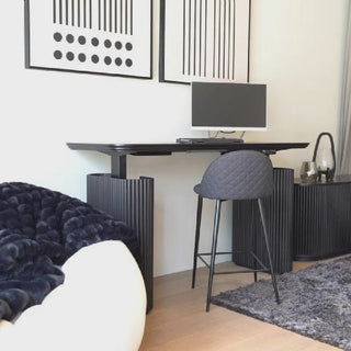 Oxford Desk Black Wood
