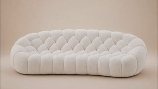 Warby 3 Seater Sofa White
