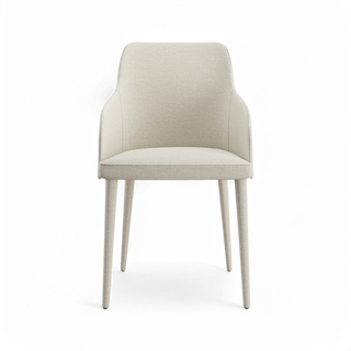 Zeta Dining Chair White Linen