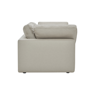Bloom Leather 3 Seater Sofa Mocha