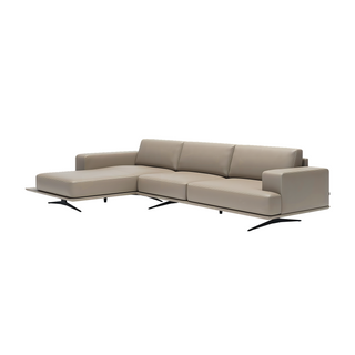 Valentino Left Sectional Sofa Gray