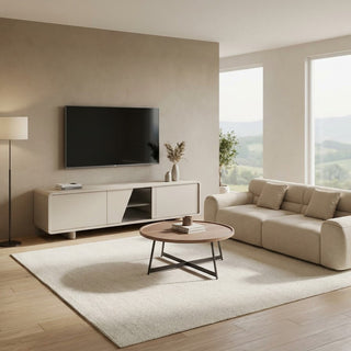 Selene TV Stand Mushroom Taupe