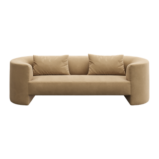 Elora 3 Seater Sofa Camel Velvet