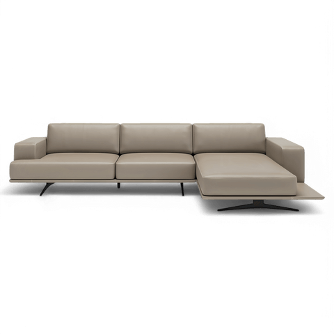 Valentino Right Sectional Sofa Gray