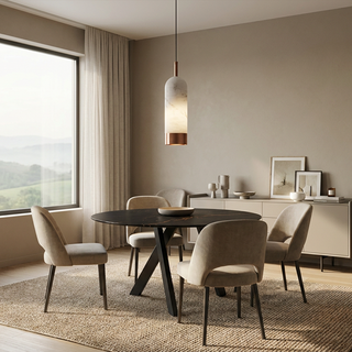 Zylia Pendant Lamp Marble Effect